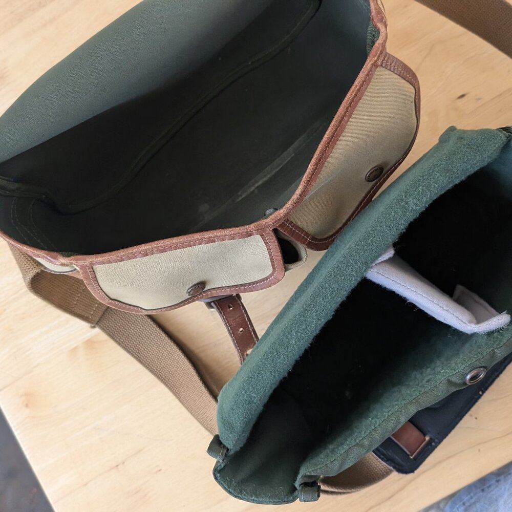 Billingham Hadley Small Camera Bag – Khaki Canvas & Leather – Made in England - Picture 14 of 15